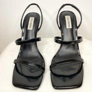 Steve Madden Black GRACEY SANDAL Heel - 9.5